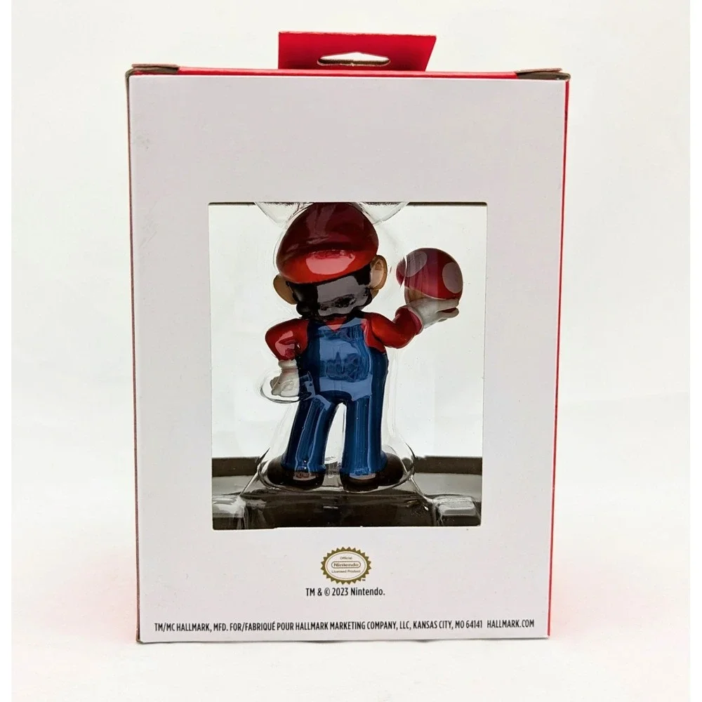 Hallmark Nintendo Super Mario With Mushroom Ornament
